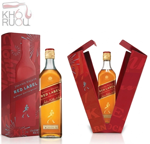 Rượu Johnnie Walker Red Label Hộp Quà Tết 2027