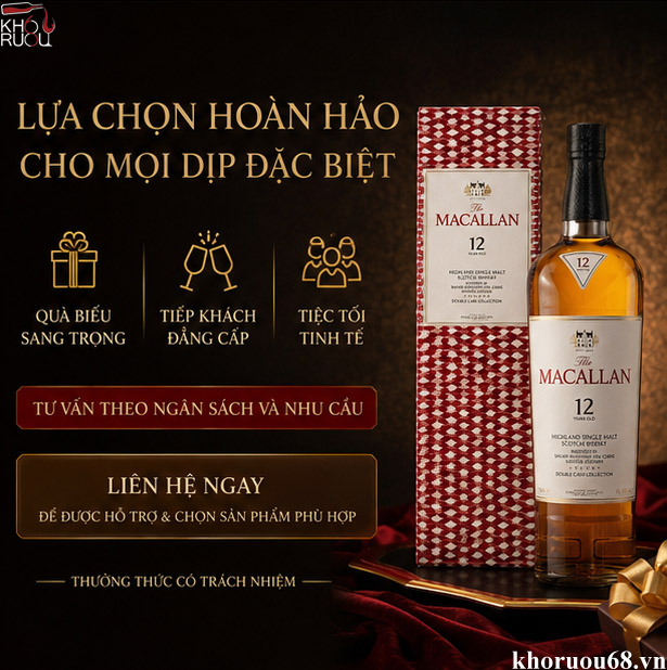 Rượu Macallan 12 Double Cask 2026