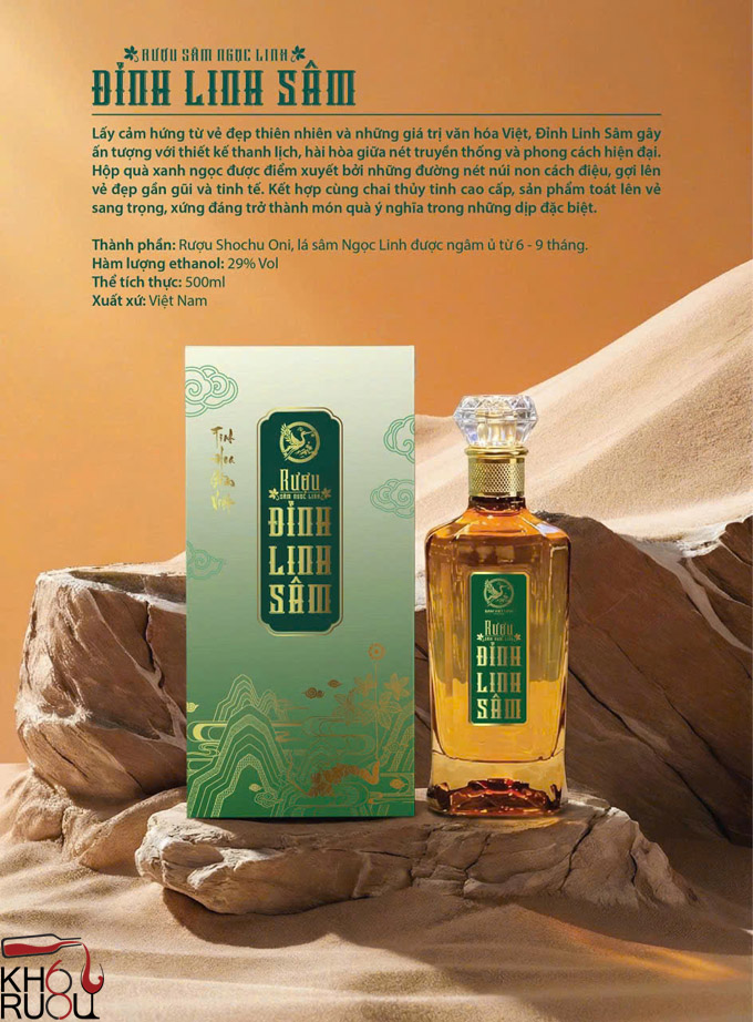 Rượu Đỉnh Linh Sâm