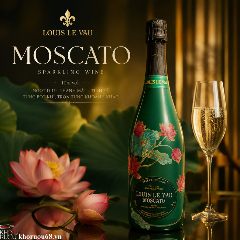Rượu Vang Louis Le Vau Moscato 10% Thơm Ngon