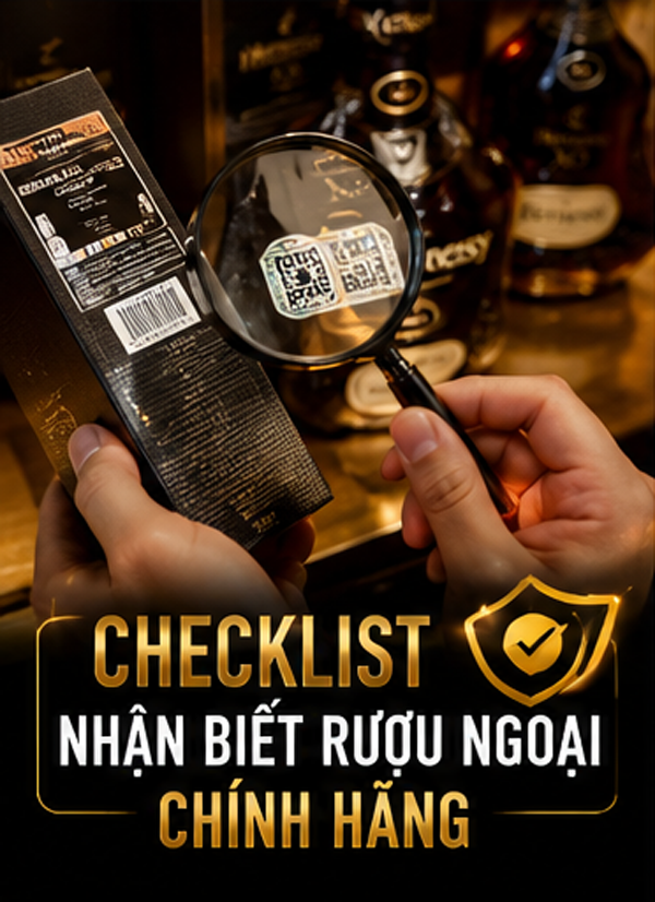 Checklist Nhận Biết Rượu Ngoại Chính Hãng