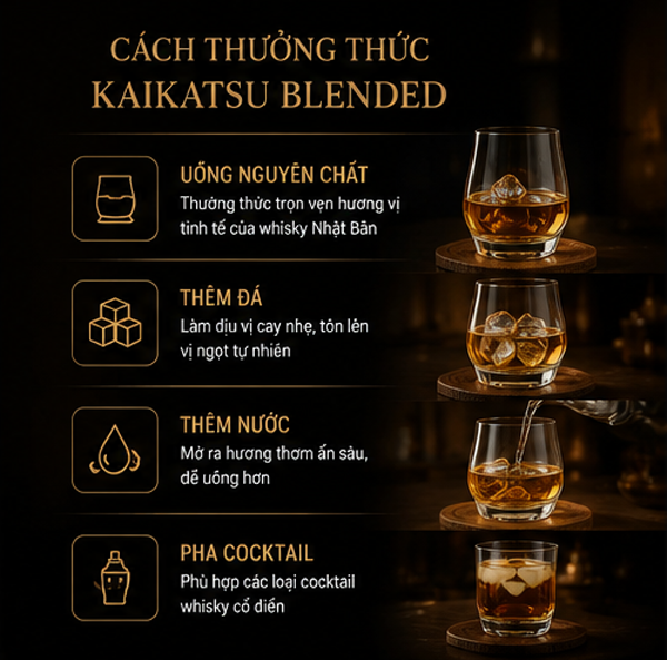 Cách thưởng thức Kaikatsu Blended