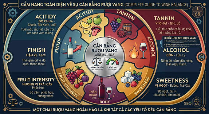 Sự Cân Bằng Rượu Vang