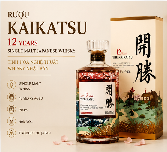 Rượu Kaikatsu 12 Years