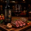 Rượu Le Ardo Primitivo uống cùng steak bò