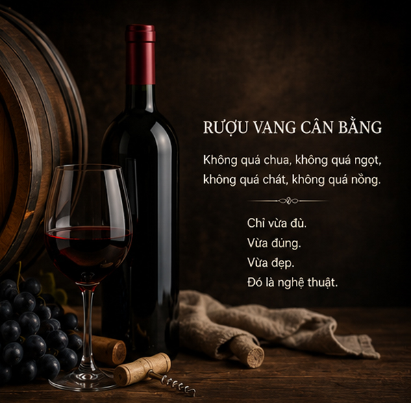 Rượu vang cân bằng