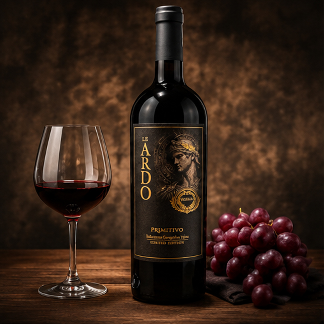 Rượu vang Ý Le Ardo Primitivo Puglia 750ml