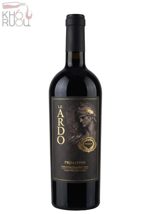 Rượu Vang LE ARDO Primitivo Puglia IGP 18%