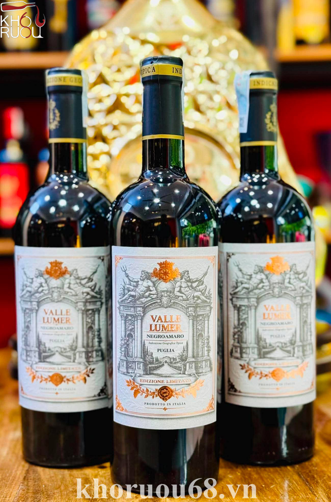 Rượu Vang Valle Lumer Negroamaro