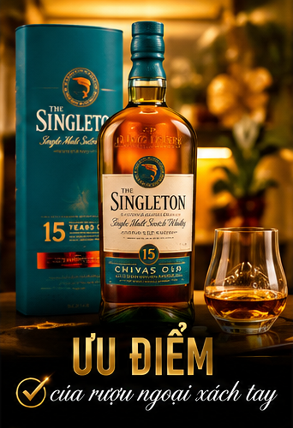Ưu Điểm khi mua rượu ngoại xách tay