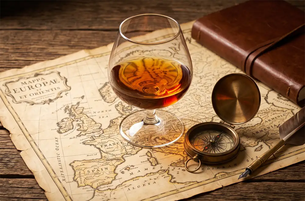 Các quốc gia và vùng sản xuất Brandy đáng biết