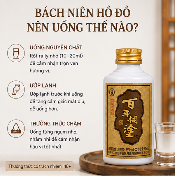 Cách Uống Bách Niên Hồ Đồ