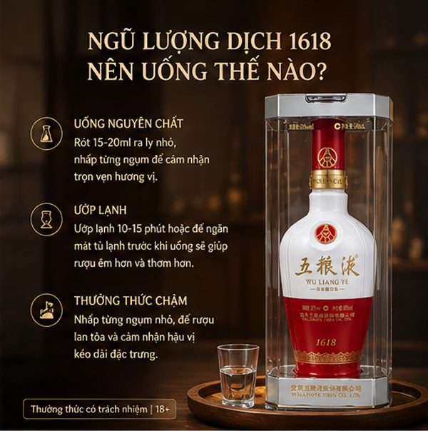 Cách Uống Rượu Ngũ Lương Dịch 1618