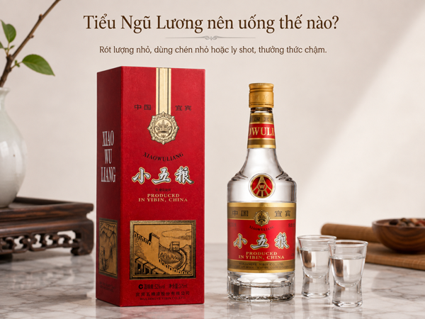 Cách uống rượu Tiểu Ngũ Lương