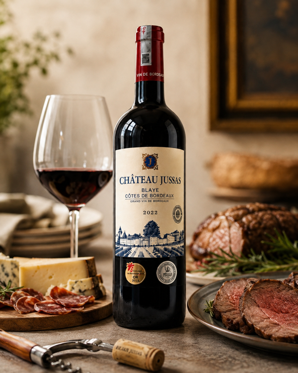 Château Jussas 2022 kết hợp cùng món ăn