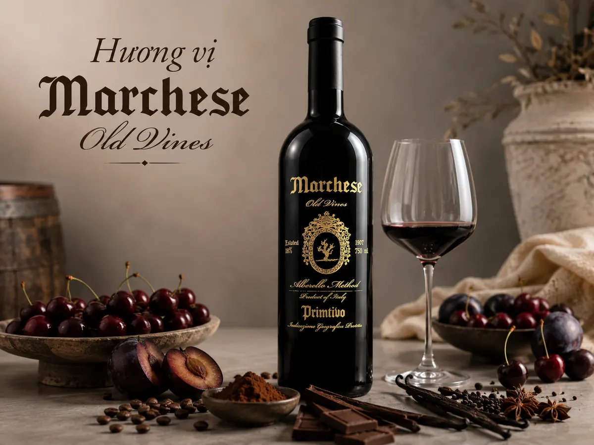 Hương vị Marchese Old Vines