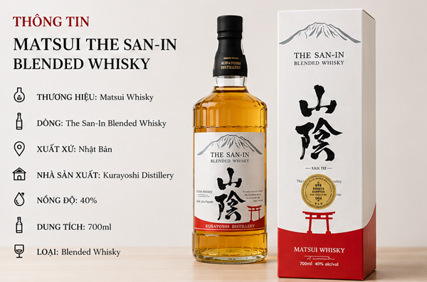 Rượu Matsui The San-In Blended Whisky