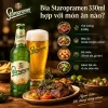 Bia Staropramen 330ml kết hợp với món ăn