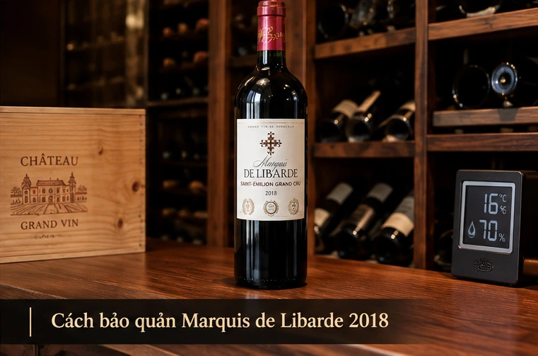 Cách bảo quản Marquis de Libarde 2018