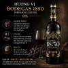 Hương vị rượu Vang 0 Độ Bodegas 1850 Fernando Castro