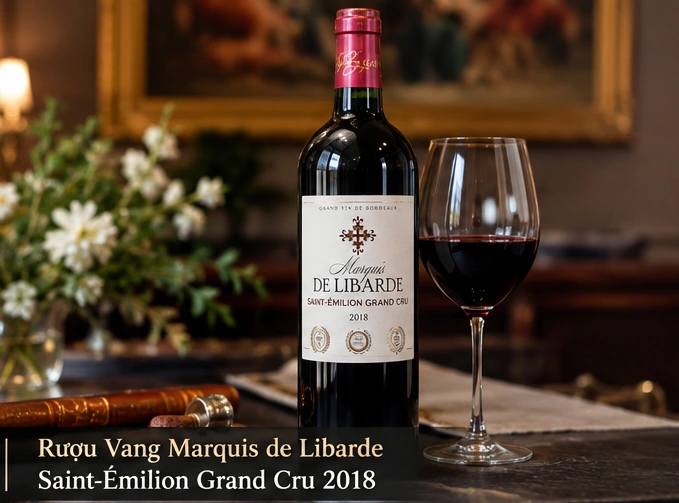 Rượu Vang Marquis de Libarde Saint-Émilion Grand Cru