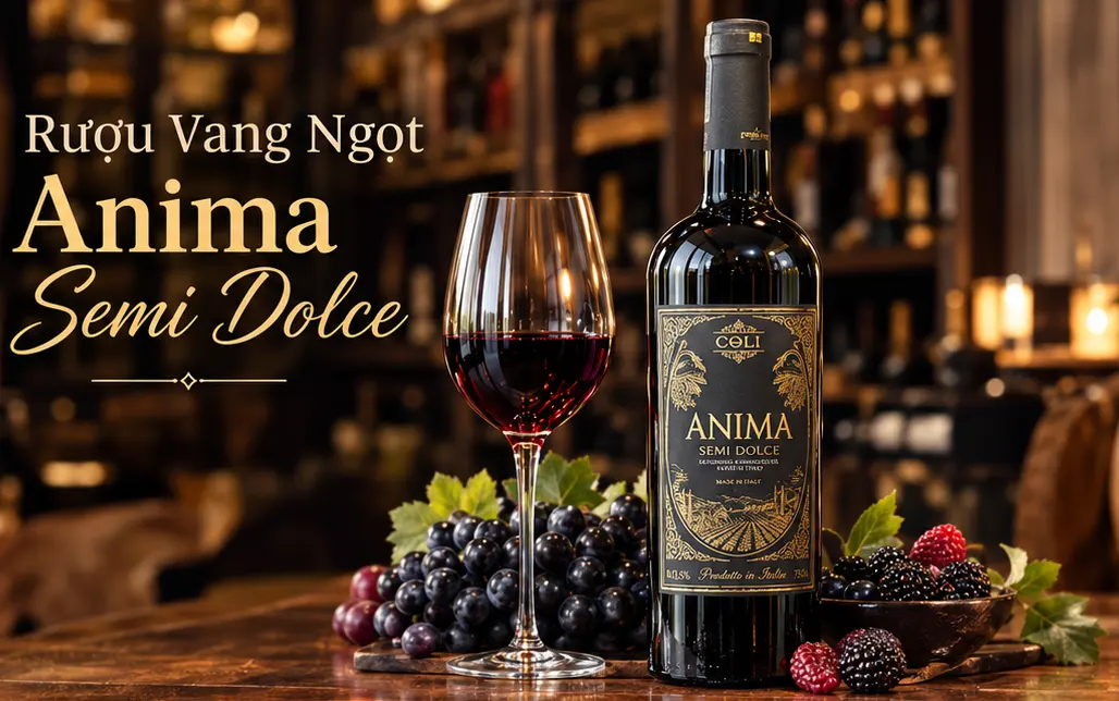 Rượu Vang Ngọt Anima Semi Dolce