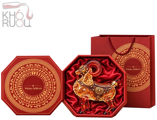 Kệ Dê Đinh Mùi Đại Cát Whisky Dorlan – Rượu Linh Vật Dê 2027 Kệ Dê Đinh Mùi Đại Cát Whisky Dorlan – Rượu Linh Vật Dê 2027