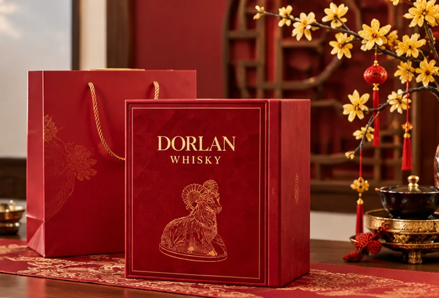 Kệ Dê Đinh Mùi Đại Lộc Whisky Dorlan Làm Quà Tặng