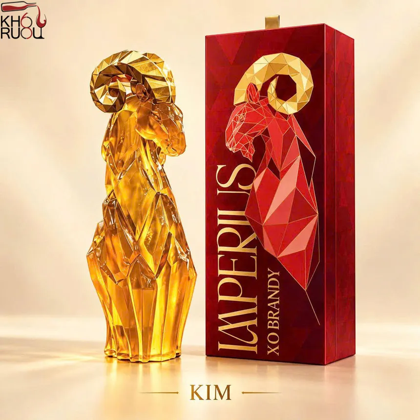 Rượu Linh Vật Dê Ngũ Hành Kim