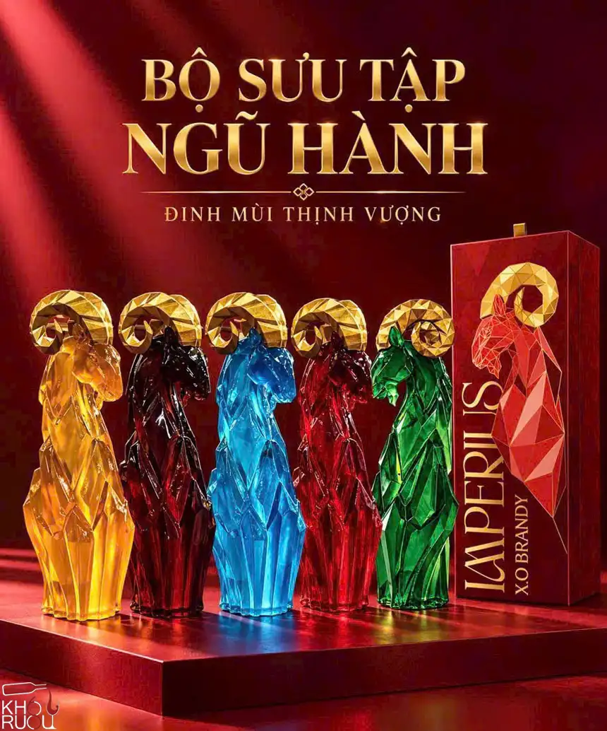Rượu Linh Vật Dê Ngũ Hành